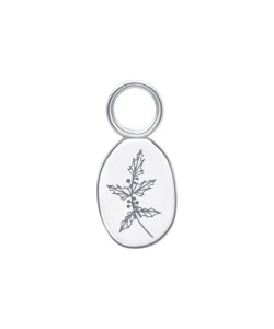 Holly Birth Flower Silver Charms CH-346